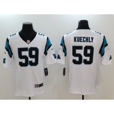Carolina Panthers #59 Luke Kuechly White Vapor Untouchable Limited Men Nike NFL Jersey