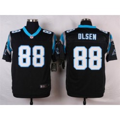 Carolina Panthers #88 Black Vapor Untouchable Limited Men Nike NFL Jersey