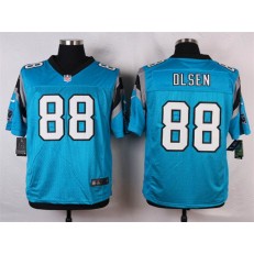 Carolina Panthers #88 Blue Men Stitched Nike NFL Elite Jersey