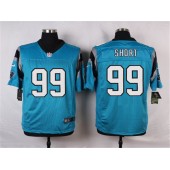 Carolina Panthers #99 Blue Men Stitched Nike NFL Elite Jersey