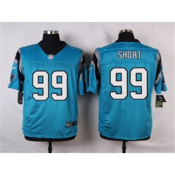 Carolina Panthers #99 Blue Men Stitched Nike NFL Elite Jersey