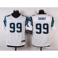 Carolina Panthers #99 White Men Stitched Nike NFL Elite Jersey