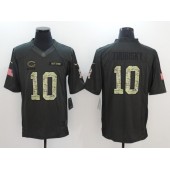Chicago Bears #10 Mitchell Trubisky Anthracite Salute to Service Limited Men Nike NFL Jersey