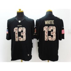 Chicago Bears #13 Kevin White Black Limited Salute to Service Stitched NFL Jersey