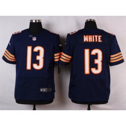 Chicago Bears #13 Kevin White Elite Navy Blue Team Color Men Nike NFL Jersey