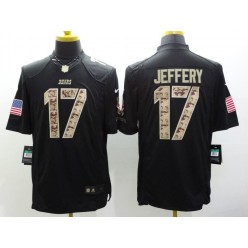 Chicago Bears #17 Alshon Jeffery Black Limited Salute to Service Stitched NFL Jersey