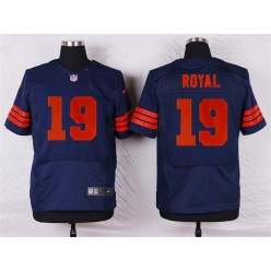 Chicago Bears #19 Eddie Royal Elite Navy Blue 1940s Throwback Alternate Men Nike NFL Jersey