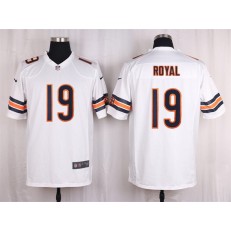Chicago Bears #19 Eddie Royal White Men Nike NFL Game Jersey