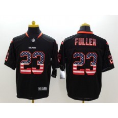 Chicago Bears #23 Kyle Fuller Black USA Flag Fashion Elite Men Nike NFL Jersey