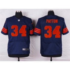 Chicago Bears #34 Walter Payton Elite Navy Blue 1940s Throwback Alternate Men Nike NFL Jersey