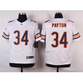 Chicago Bears #34 Walter Payton Elite White Men Nike NFL Jersey
