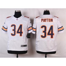 Chicago Bears #34 Walter Payton Elite White Men Nike NFL Jersey
