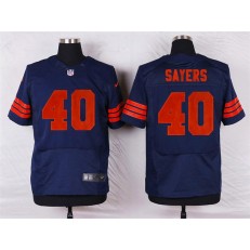 Chicago Bears #40 Gale Sayers Elite Navy Blue 1940s Throwback Alternate Men Nike NFL Jersey