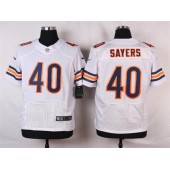 Chicago Bears #40 Gale Sayers Elite White Men Nike NFL Jersey