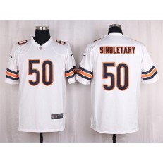 Chicago Bears #50 Mike Singletary White Men Nike NFL Game Jersey