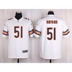Chicago Bears #51 Dick Butkus White Men Nike NFL Game Jersey