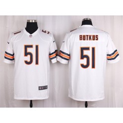 Chicago Bears #51 Dick Butkus White Men Nike NFL Game Jersey