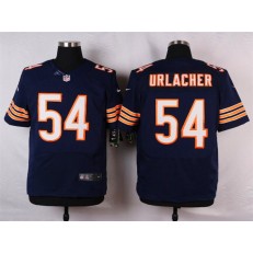 Chicago Bears #54 Brian Urlacher Elite Navy Blue Team Color Men Nike NFL Jersey