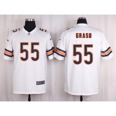 Chicago Bears #55 Hroniss Grasu White Men Nike NFL Game Jersey