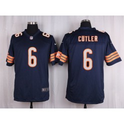 Chicago Bears #6 Jay Cutler Blue Men Nike NFL Game Jersey