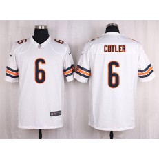 Chicago Bears #6 Jay Cutler White Men Nike NFL Game Jersey