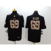 Chicago Bears #69 Jared Allen Black Limited Salute to Service Stitched NFL Jersey