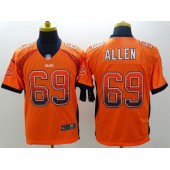 Chicago Bears #69 Jared Allen Orange Alternate Stitched Men Nike NFL Elite Drift jersey