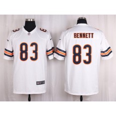 Chicago Bears #83 Martellus Bennett White Men Nike NFL Game Jersey