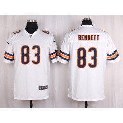 Chicago Bears #83 Martellus Bennett White Men Nike NFL Game Jersey