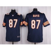 Chicago Bears #87 Kellen Davis Blue Men Nike NFL Game Jersey