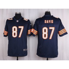 Chicago Bears #87 Kellen Davis Blue Men Nike NFL Game Jersey