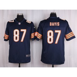 Chicago Bears #87 Kellen Davis Blue Men Nike NFL Game Jersey