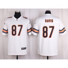 Chicago Bears #87 Kellen Davis White Men Nike NFL Game Jersey