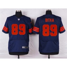Chicago Bears #89 Mike Ditka Elite Navy Blue 1940s Throwback Alternate Men Nike NFL Jersey