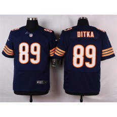 Chicago Bears #89 Mike Ditka Elite Navy Blue Team Color Men Nike NFL Jersey