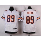 Chicago Bears #89 Mike Ditka Elite White Men Nike NFL Jersey