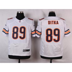 Chicago Bears #89 Mike Ditka Elite White Men Nike NFL Jersey