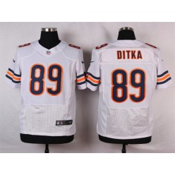 Chicago Bears #89 Mike Ditka Elite White Men Nike NFL Jersey