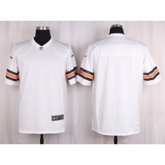 Chicago Bears Blank White Men Nike NFL Game Jersey