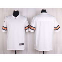 Chicago Bears Blank White Men Nike NFL Game Jersey