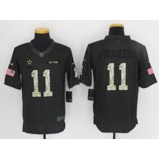 Dallas Cowboys #11 Cole Beasley Anthracite Salute to Service Limited Men Nike NFL Jersey