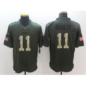 Dallas Cowboys #11 Cole Beasley Green Salute To Service Limited Men Nike NFL Jersey