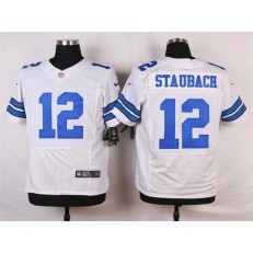 Dallas Cowboys #12 Roger Staubach Elite White Men Nike NFL Jersey