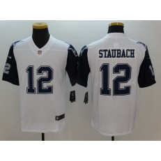 Dallas Cowboys #12 Roger Staubach White 2016 Color Rush Limited Men Nike NFL Jersey