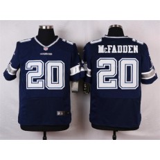 Dallas Cowboys #20 Darren McFadden Elite Navy Blue Team Color Men Nike NFL Jersey