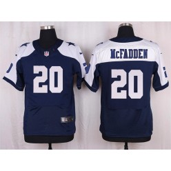 Dallas Cowboys #20 Darren McFadden Elite Navy Blue Throwback Alternate Men Nike NFL Jersey