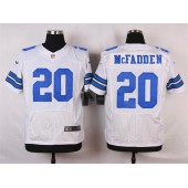Dallas Cowboys #20 Darren McFadden Elite White Men Nike NFL Jersey