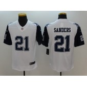 Dallas Cowboys #21 Deion Sanders White 2016 Color Rush Limited Men Nike NFL Jersey