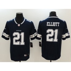 Dallas Cowboys #21 Ezekiel Elliott Navy Vapor Untouchable Limited Men Nike NFL Jersey