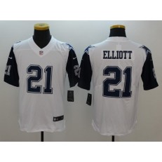 Dallas Cowboys #21 Ezekiel Elliott White 2016 Color Rush Limited Men Nike NFL Jersey